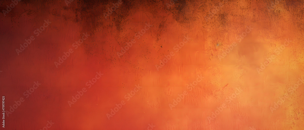 Painting of Red and Orange Background
