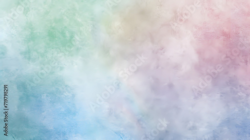 Blurry Rainbow-Colored Background