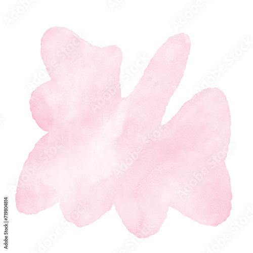 Pink Abstract Shape Decor