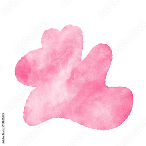 Pink Abstract Shape Decor