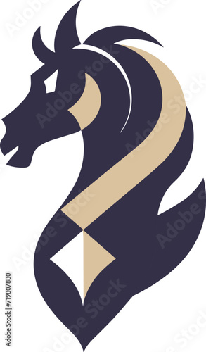 Artistic Chess Knight Piece Vector Design for Creative Strategy