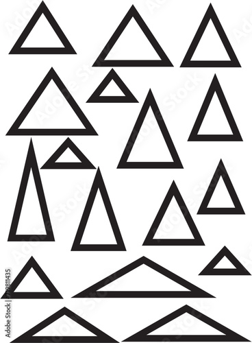 Free Download set of icons of triangle - GFXLoad