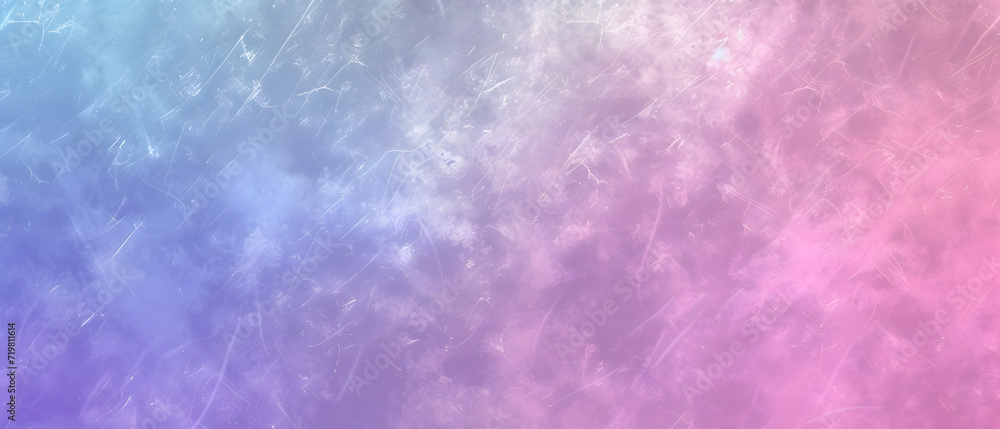 Blurry Image of a Pink and Blue Abstract Background