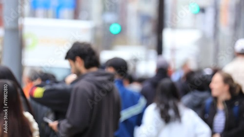 Wallpaper Mural 信号待ちをしている人々 Torontodigital.ca