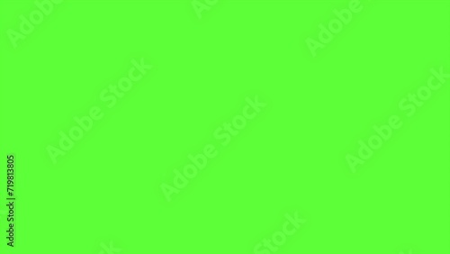 4K motion graphics animation of comment icon on chroma key green screen background. photo