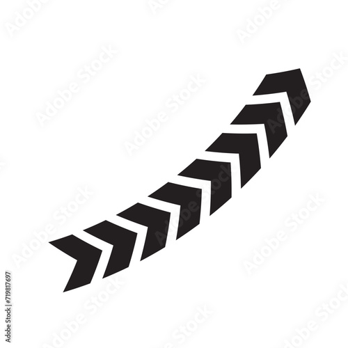 Arrow icon chevron doodle black line graphic design app logo.