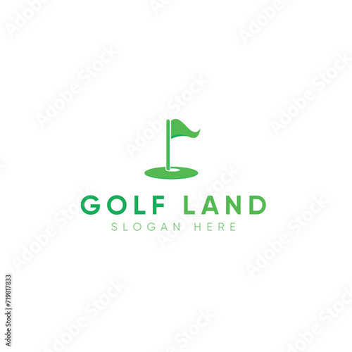 Free Download Minimalist Creative Dynamic Swing Golf Club Logo - GFXLoad