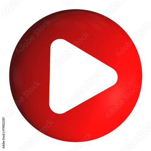 3D Play button icon, multimedia Play Button, start, Sign, logo HD Images