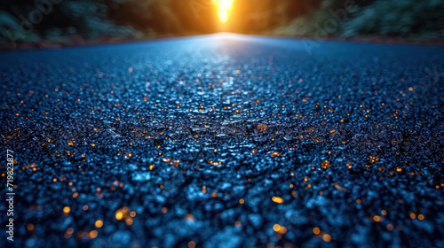 Asphalt with sand traces texture with small particles of sand, giving asphalt rudeness and naturalne photo
