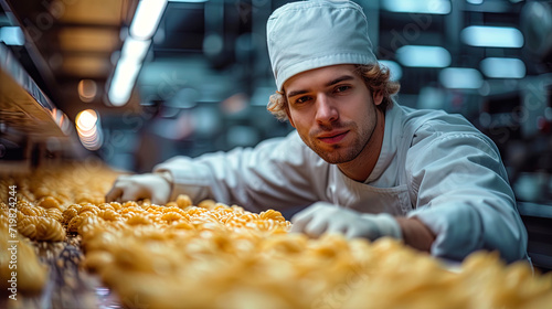 At the food industry enterprise, the technologist controls the selection and production of dra