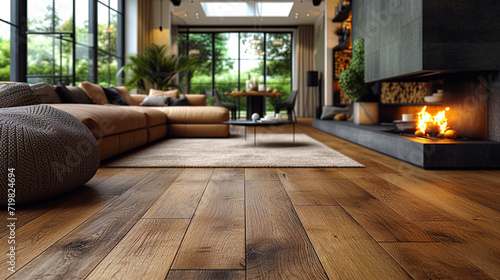 A light laminate with a natural oak texture creating a visual resemblance to a real tre photo