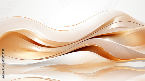 Abstract white and gold fluid metallic texture background design, Hi gloss texture