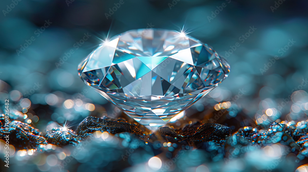 Diamond with a snow diamond effect shine and light that give the diamond the effect of a snow diamon Diamond with a snow diamond effect shine and light that give the diamond the effect of a snow diamon