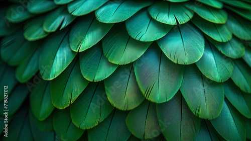 Emerald with a pattern of green feathers patterns created by green feathers add emerald lightness and airine