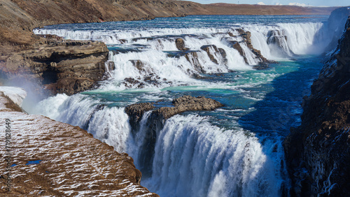 Gullfoss Falls  Iceland