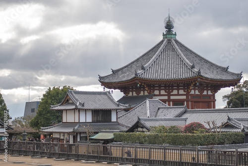 Kofuku-ji Nanendo Southern Round Hall Buddhist temple in Nara, Japan