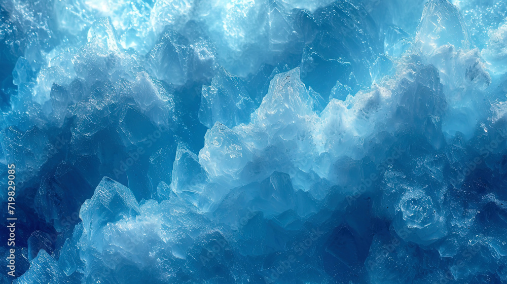Ice with abstract engravings complex and stylized patterns created on the surface of Ice with abstract engravings complex and stylized patterns created on the surface of