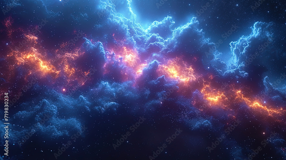 Lightning in space sparkling lightning, illuminating the starry sky, create a cosmic and incredible atmosph Lightning in space sparkling lightning, illuminating the starry sky, create a cosmic and incredible atmosph