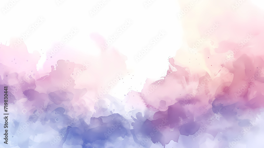 Serene Watercolor Bliss Smooth and Soft Abstract Background