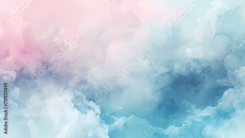 Tranquil Watercolor Hues Soft and Smooth Abstract Backdrop