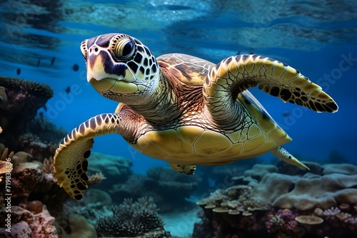 green sea turtle © porpia