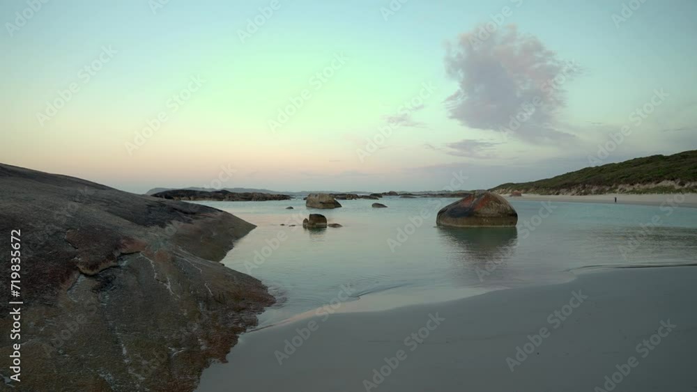 Panning from left to right at Green's pool, a protected and calm bay in Western Australia. Panning from left to right at Green's pool, a protected and calm bay in Western Australia.