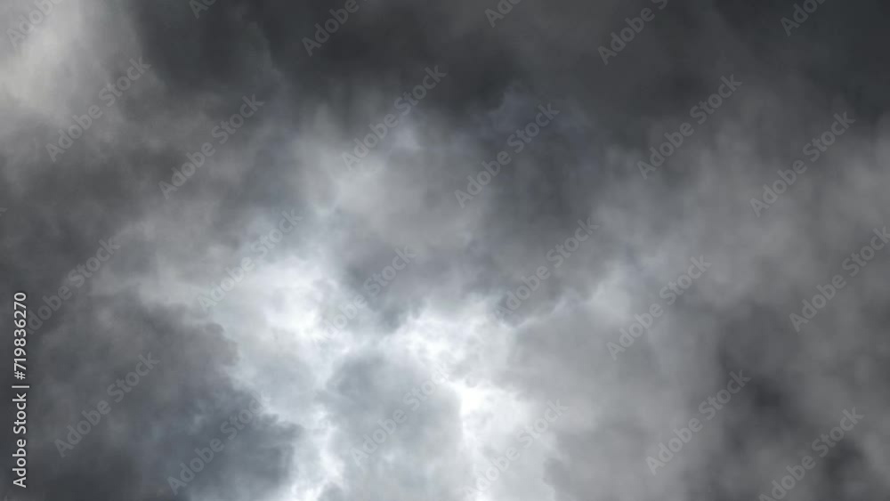 Dramatic Thunderstorm Continuously Flashes in dark sky Dramatic Thunderstorm Continuously Flashes in dark sky