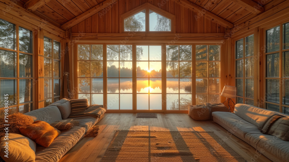 Fototapeta premium bohemian and Scandinavian style decor living room bedroom kitchen bright and earthy colorful breathtaking interior design ideas and creative concepts