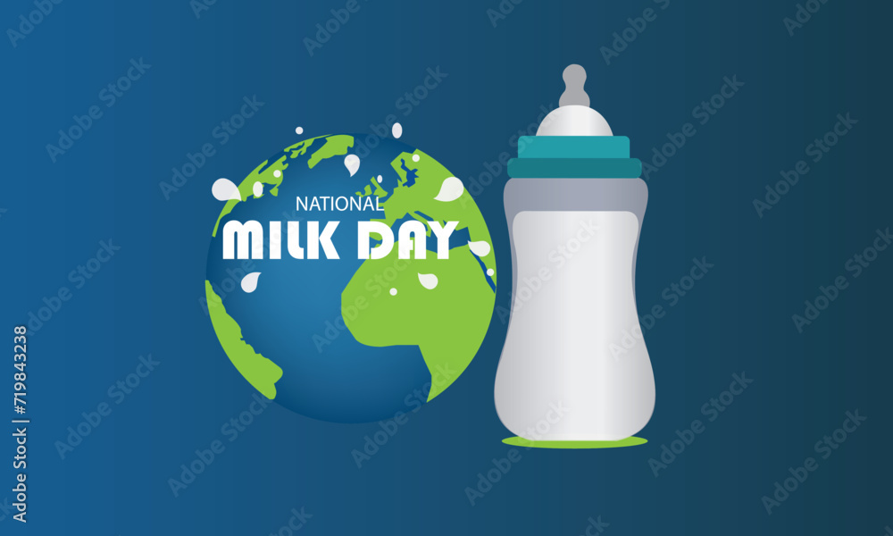 World Milk Day vector illustration design. Simple and Elegant Design