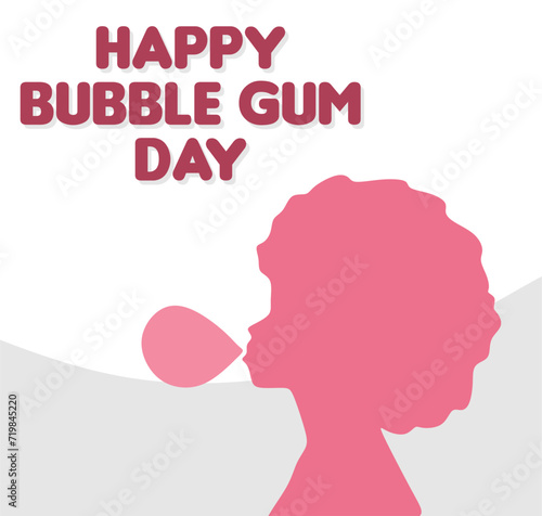 National Bubble Gum Day with Bubble Gum © americandigi