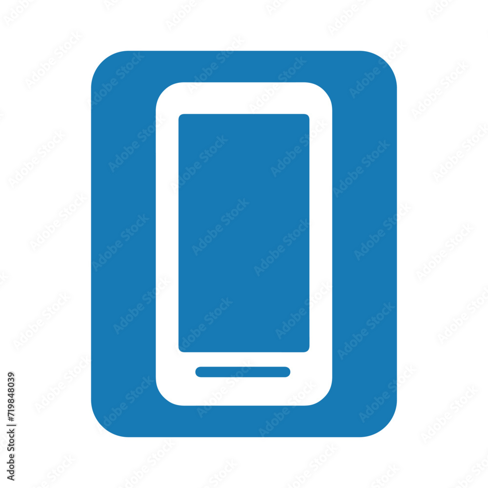 Phone icon in flat style. Vector illustration Phone icon in flat style. Vector illustration