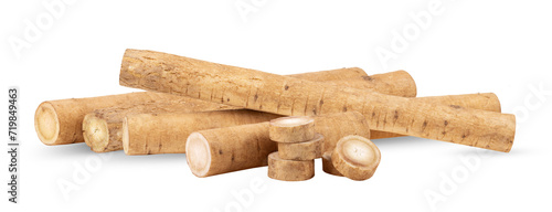 burdock roots or kobo isolated on transparent png photo