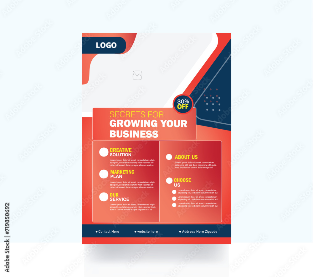 Real estate business flyer banner cover template Real estate business flyer banner cover template