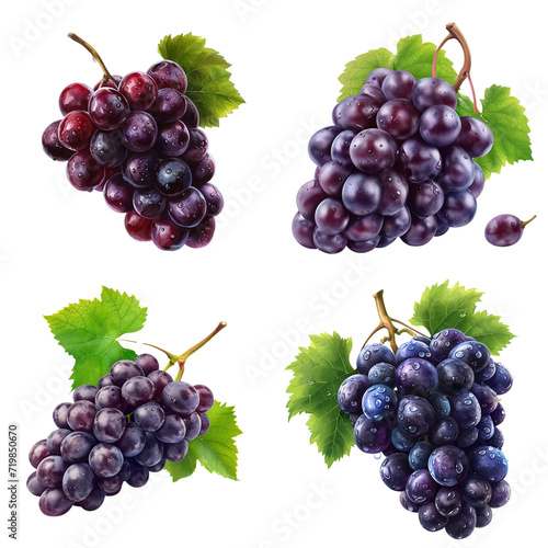 Grape Isolate on transparent background