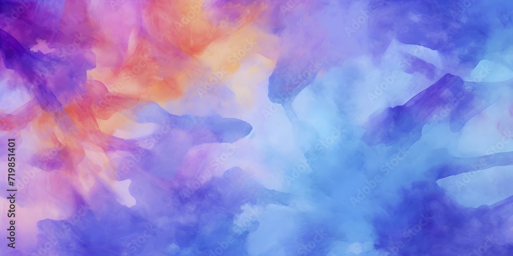 Ethereal Beauty of Colorful Abstract Watercolor Art
