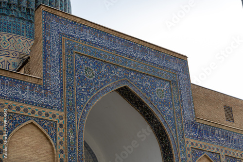 Samarkand  Uzbekistan - 12 25 2023  Gur-Emir Mausoleum of Tamerlane  Amir Timur  and his family in Samarkand