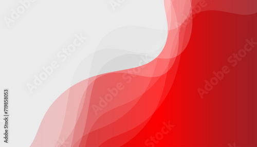 Abstract beautiful red and gray wavy background