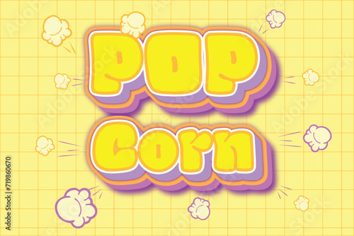Popcorn Text Effect