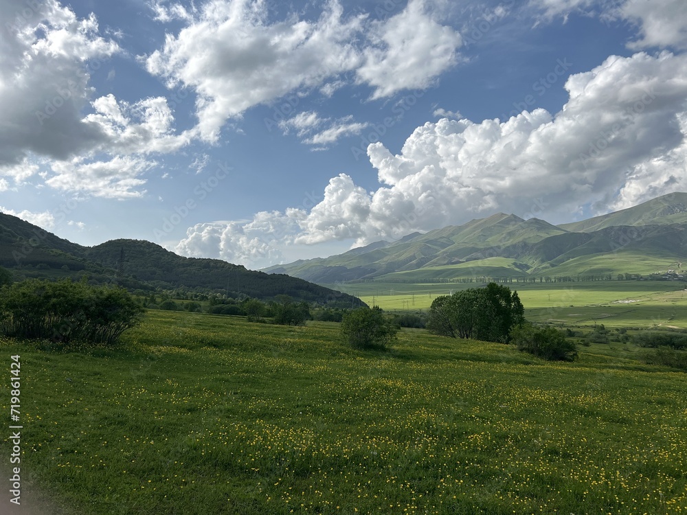 landscape with clouds landscape with clouds