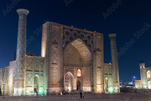 Registan square, Samarkand, Uzbekistan photo