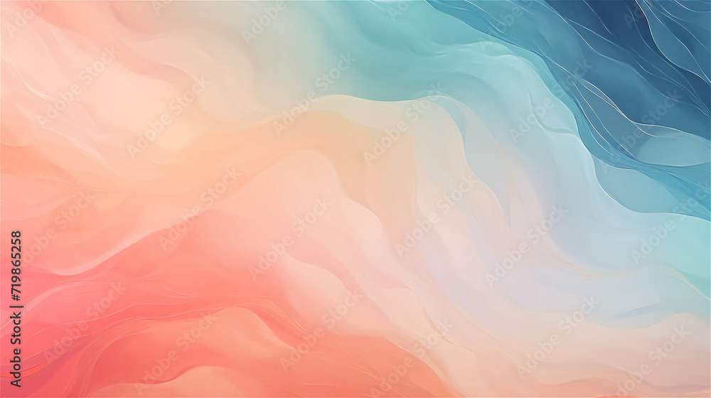 Warm to cool fluid gradient background
