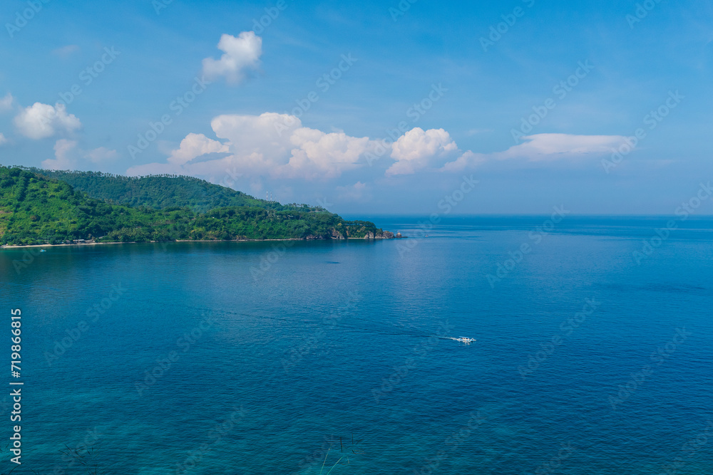 View of Lombok beach, Mandalika, Indonesia
