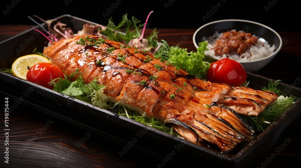 deep fried tilapia fish with dipping sauce