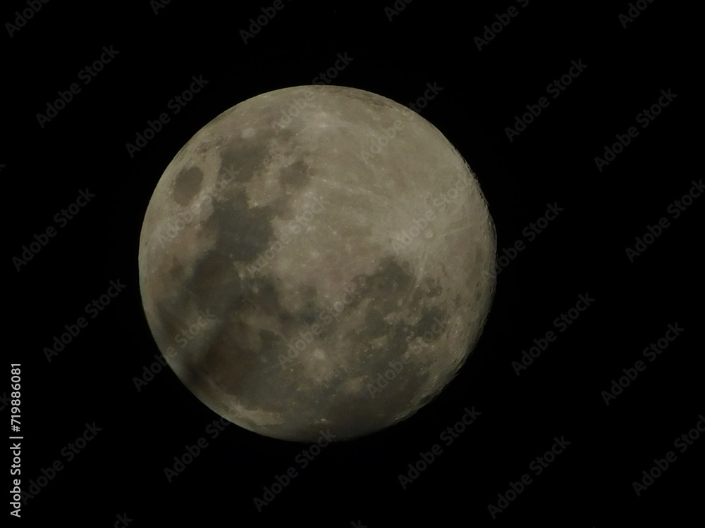 Obraz premium Full Moon - Ponmanai -Images- Kanniyakumari