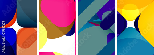 Geometric elements abstract backgrounds for wallpaper, business card, cover, poster, banner, brochure, header, website