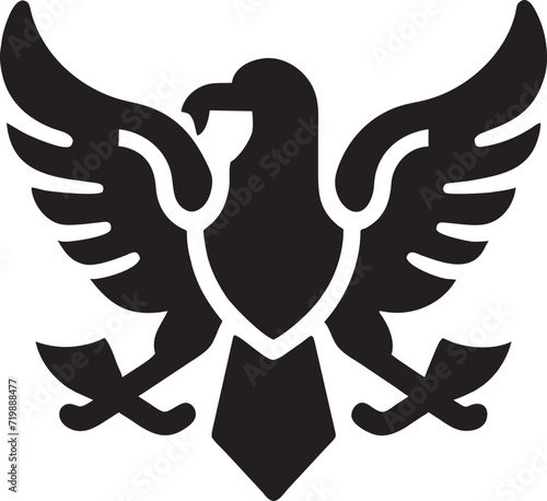 escudo ave fenix sticker png, icon