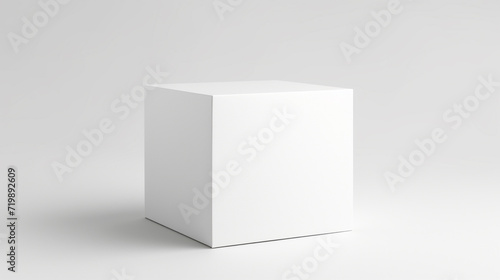 blank white box on white background