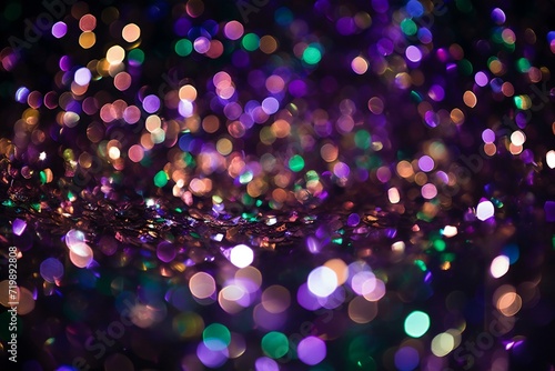 Abstract multicolored bokeh background from the party light
