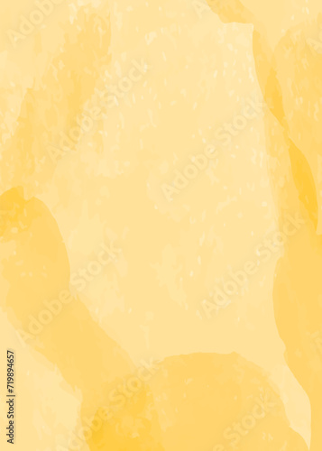 温かいのイメージの黄色の水彩背景_縦
