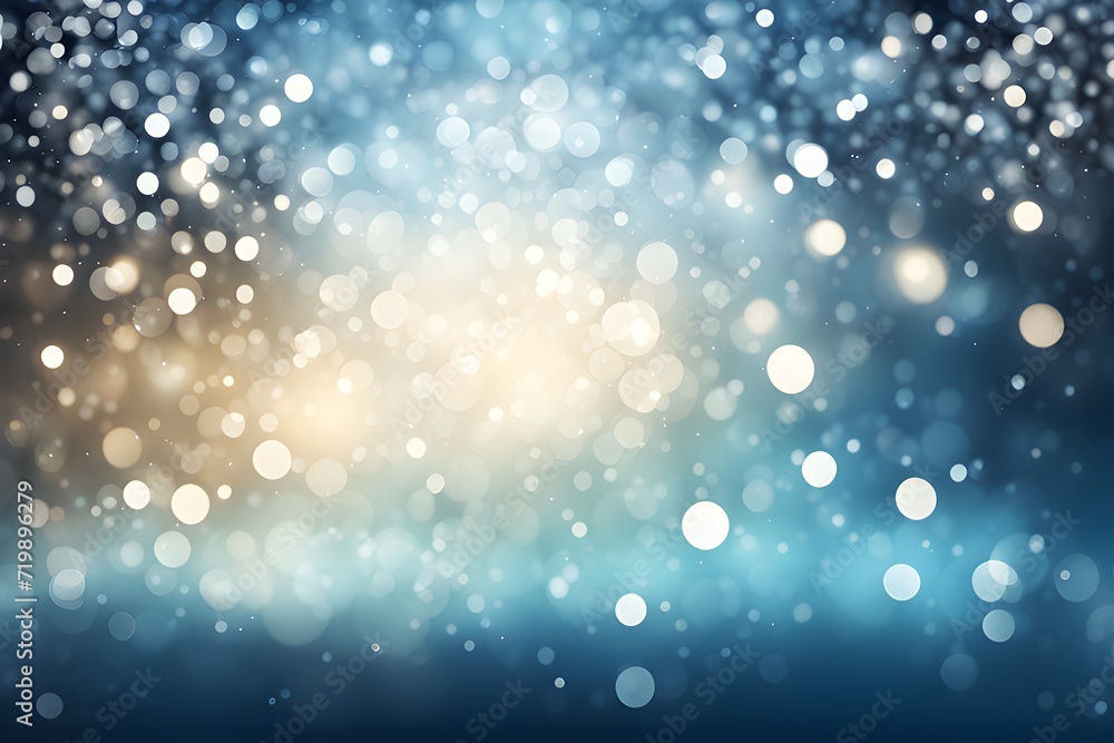 Obraz premium Silver glow particle